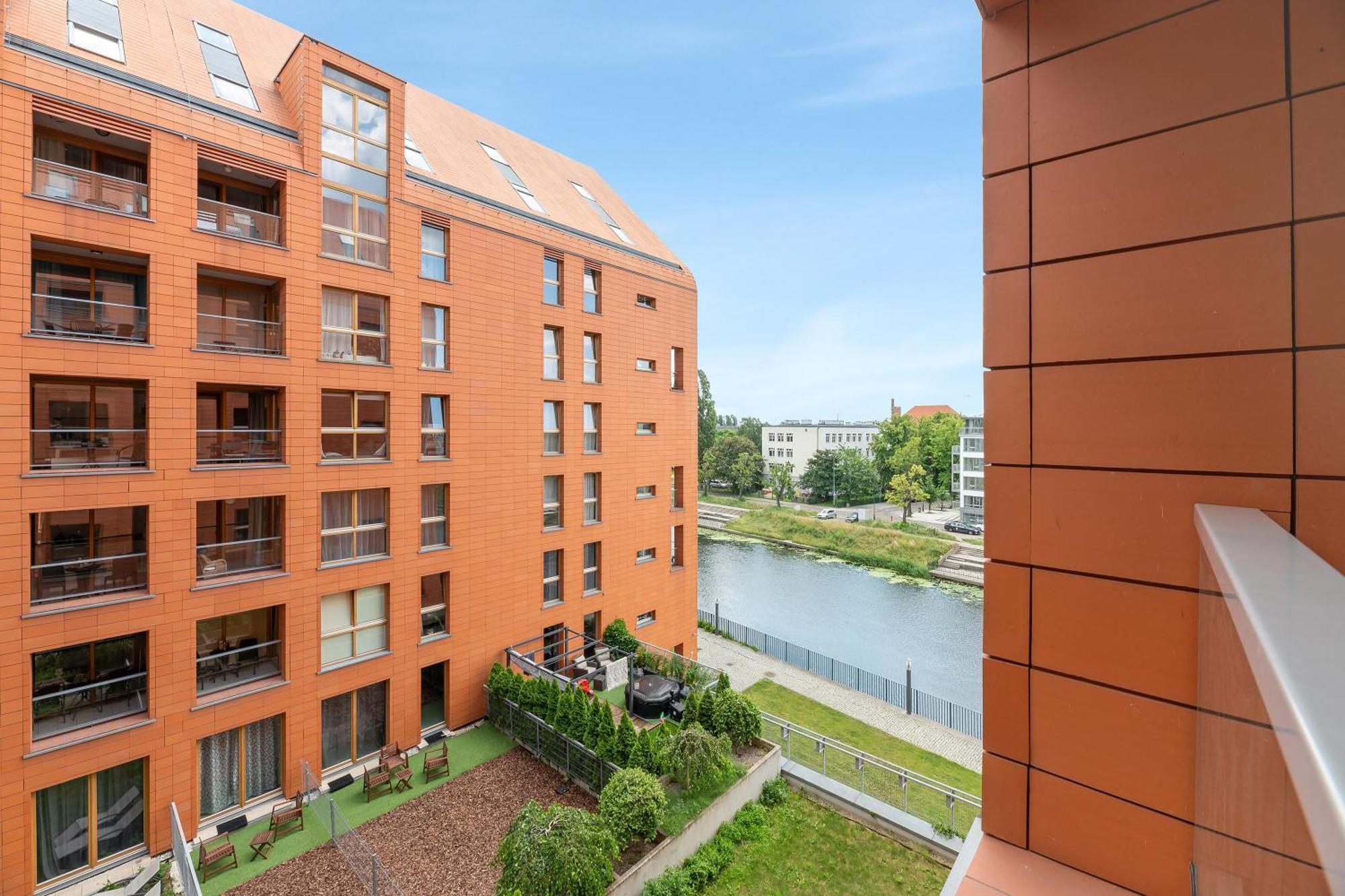 Aura Island Riverside By Downtown Apartments Gdansk Exterior foto